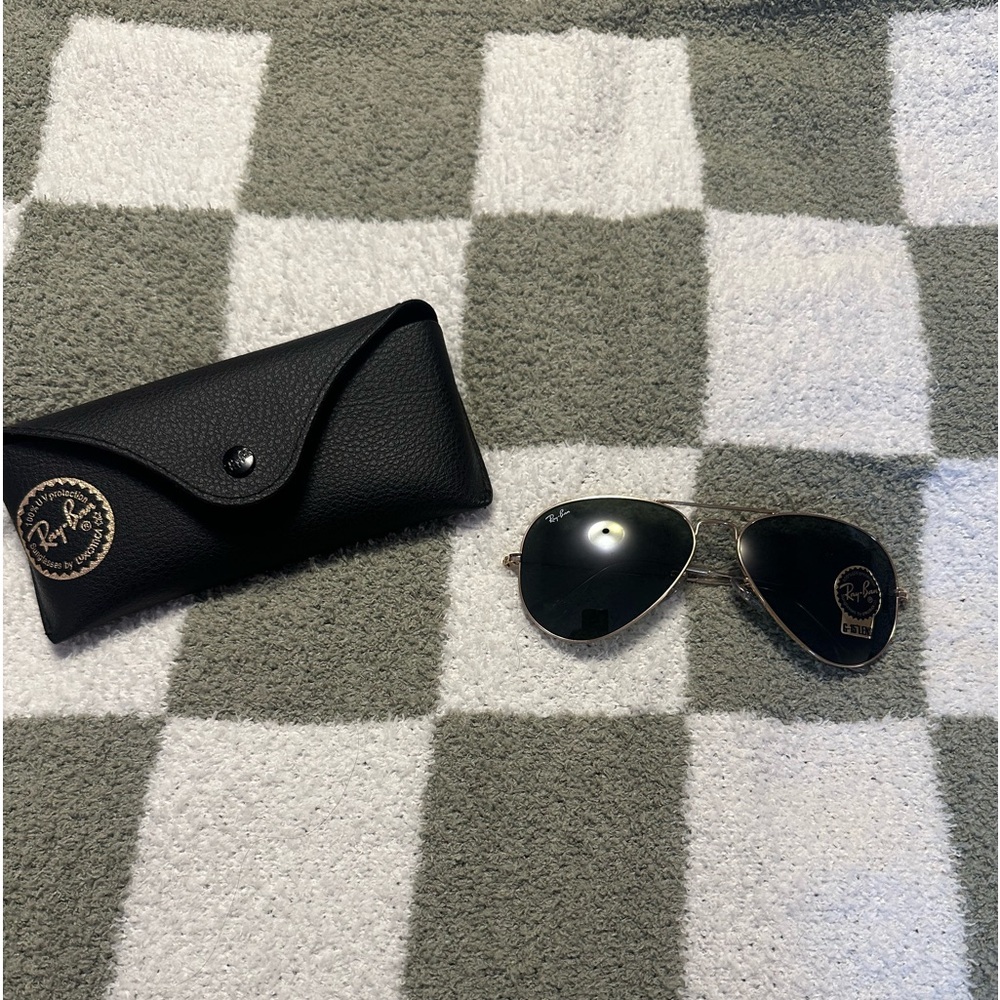 Ray Ban aviator sunglasses.